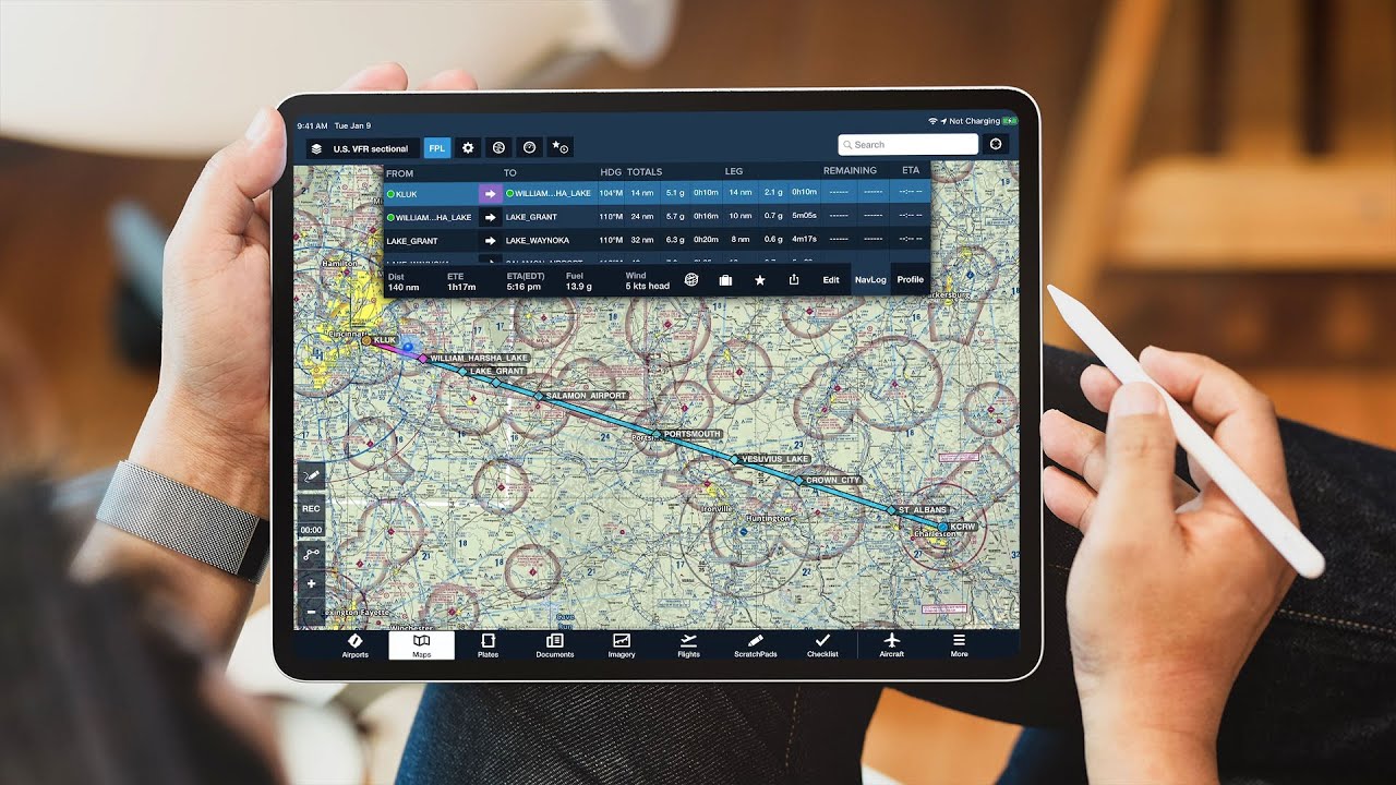 Student pilot's guide to crosscountry flight planning with an iPad
