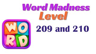 Word Madness Level 209 | Word Madness Level 210 screenshot 2