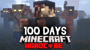 I Spent 100 Days in a Zombie Apocalypse in Minecraft... Here