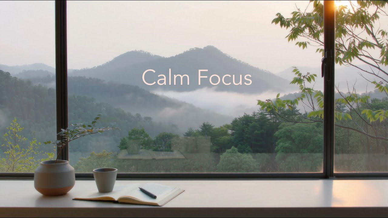 Soft Luxe Desk By The Window | Calm Focus For Work & Study | Unlock Power Of Mind