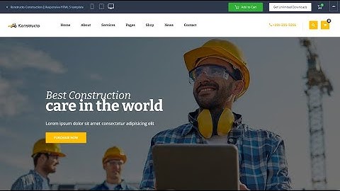 Construction || Responsive HTML 5 template #templatemonster