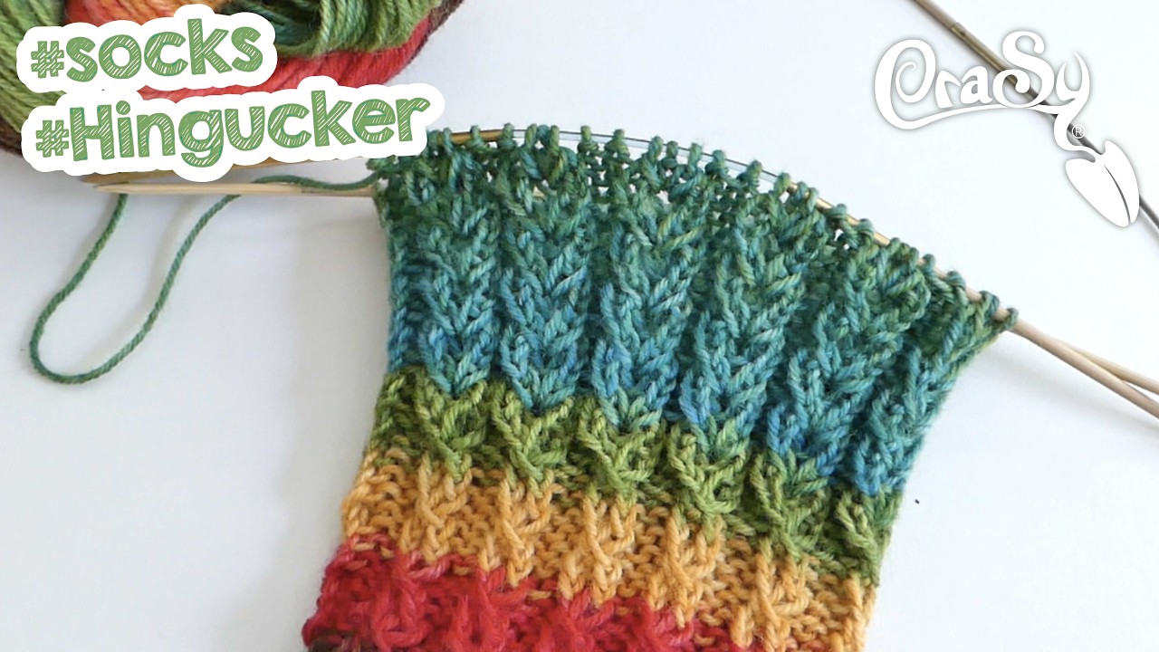 cooles Socken Pullover Strickmuster 
