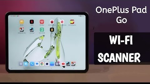 OnePlus Pad Go Wifi scanner | How to connect wifi with via QR code scanning