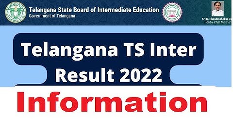 TS Inter Results 2022 Release Dates Information