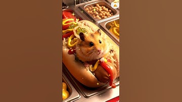 Hamster vs NYC HOT DOG CART! 🐹🌭 #hamster #funny #cute