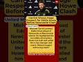 Michael Carrick Full Respect for Eddie Howe Before Newcastle vs Manchester United