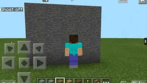 MCPE-GHOST MOD (walk through walls)