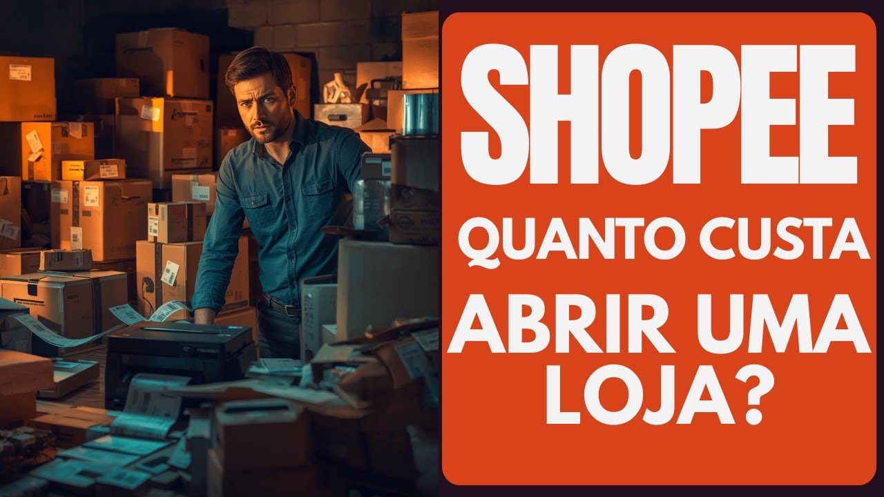 (Fornecedor+equipamentos) Quanto custa abrir uma loja na Shopee atualmente? Trabalhando em casa