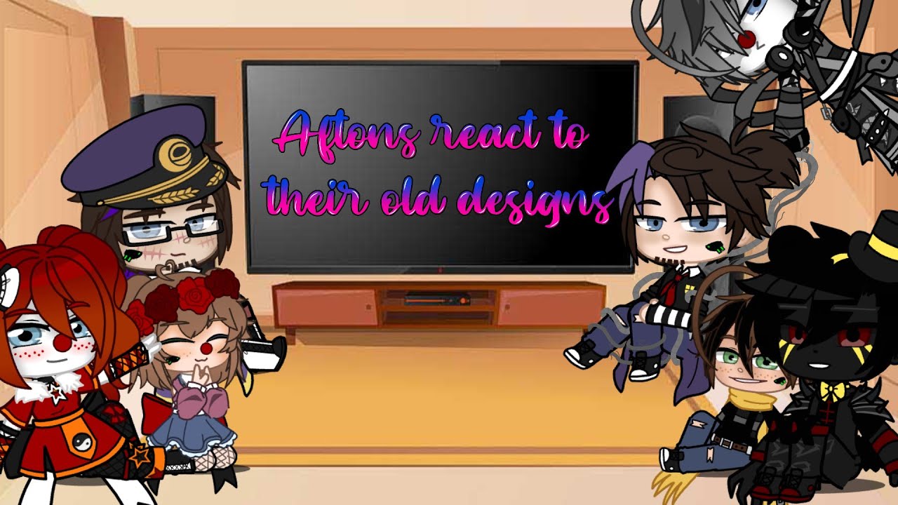 Aftons react to their old designs / short / {Itz_Blacky} - YouTube