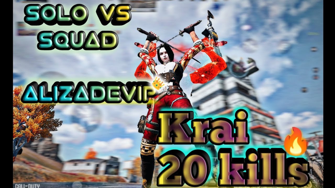 solo vs squad 20 kills in Krai (cull of duty mobile) - YouTube