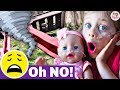 😱 Worst TORNADO SCARE‼️ Baby Doll Twins' 1st Twister...🌪