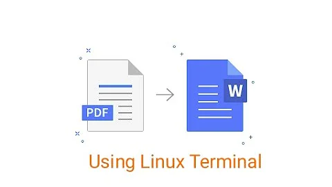 PDF to Text (.odt or .txt) using Linux Terminal | Ubuntu