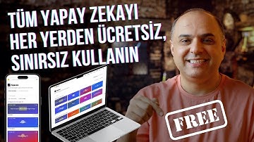 Tüm Yapay Zeka Uygulamalarını Tarayıcınızdan ve Telefonunuzdan Ücretsiz, Sınırsız Kullanın