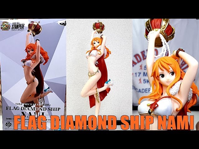 Nami Figure Flag Diamond Ship One Piece Stampede Bandai Unboxing Youtube