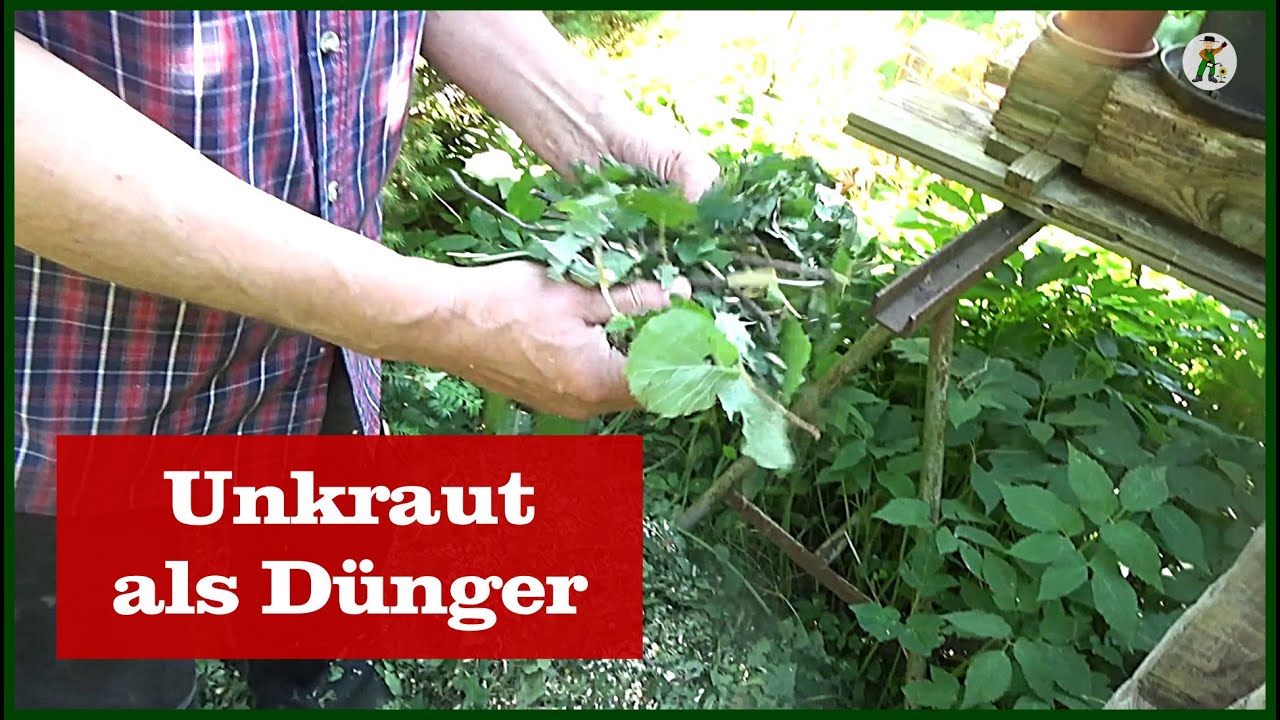 Mulchen mit Unkraut