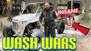 The BEST Way To Wash Your SXS | Letting My Friend FOAM CANNON Me!