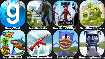 NEXTBOTS IN PLAYGROUND MOD ALL DEER 99 NIGHT IN THE FOREST,SANDBOX IN SPACE,Rang Ring Reng Bus Ireng