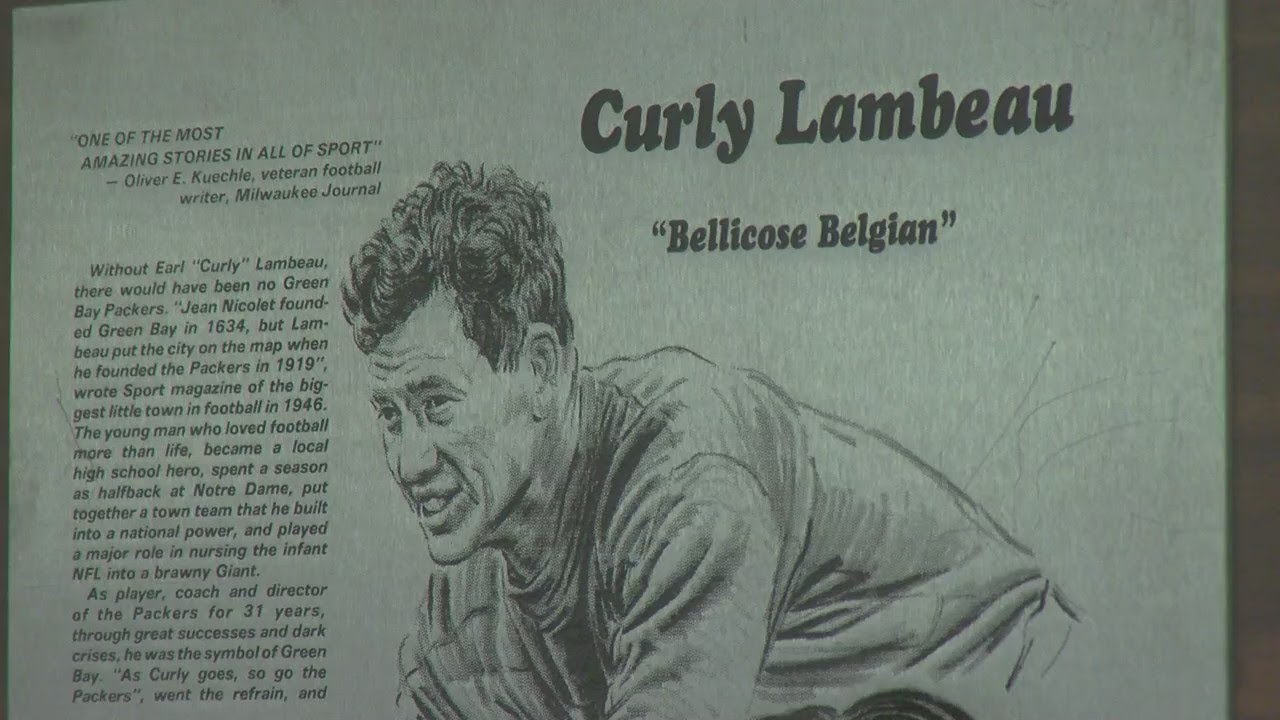 Curly Lambeau exhibit at Belgian Heritage Center