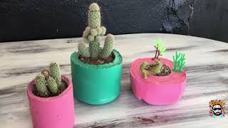 Como Hacer Macetas De Concreto