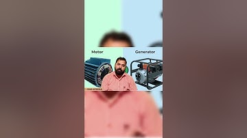 Difference between generator and motor#shorts #youtubeshorts #motor #generator