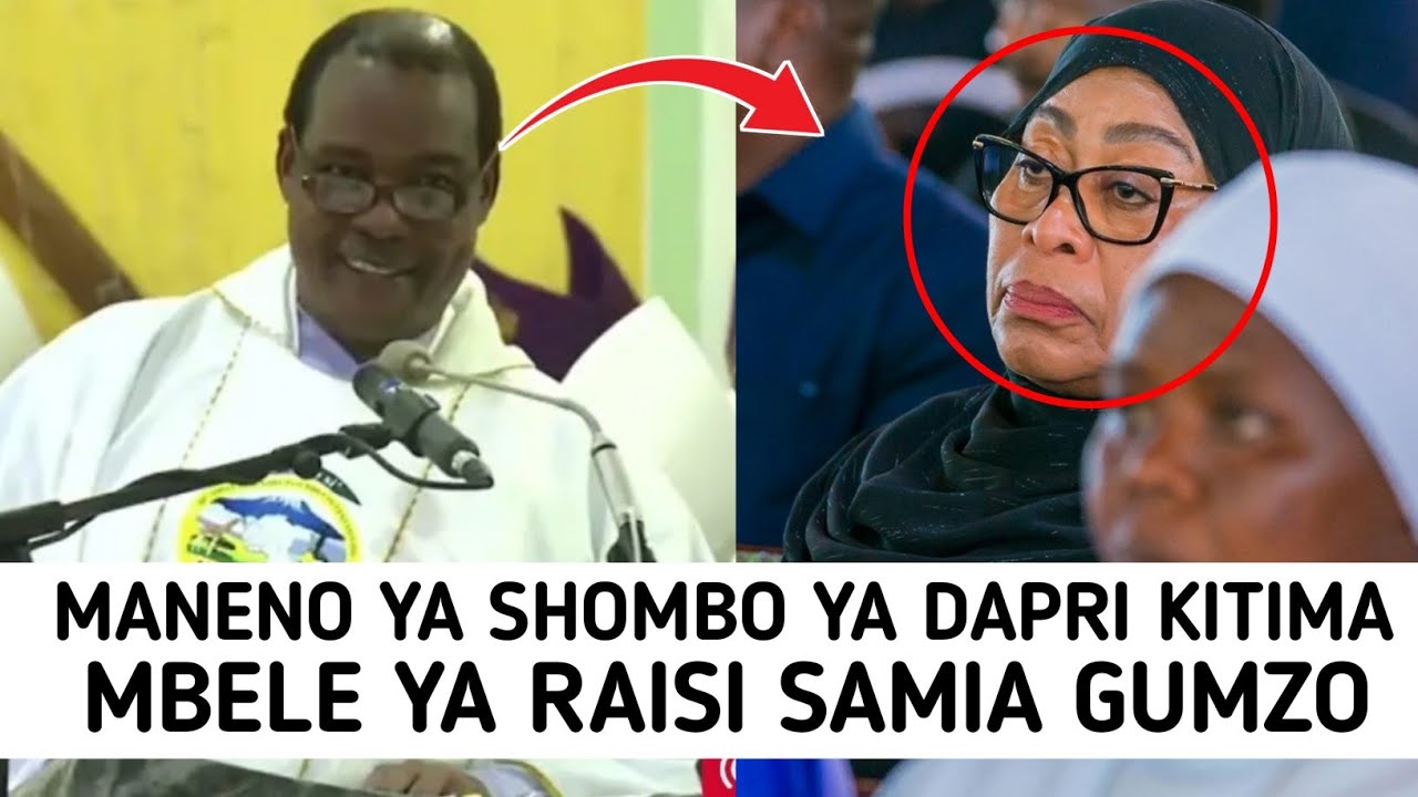 RAISI SAMIA AGOMA KUONGEA MSIBANI MANENO YA SHOMBO YA PADRI KITIMA YAMKERA AONDOKA GHAFLA AZUA GUMZO