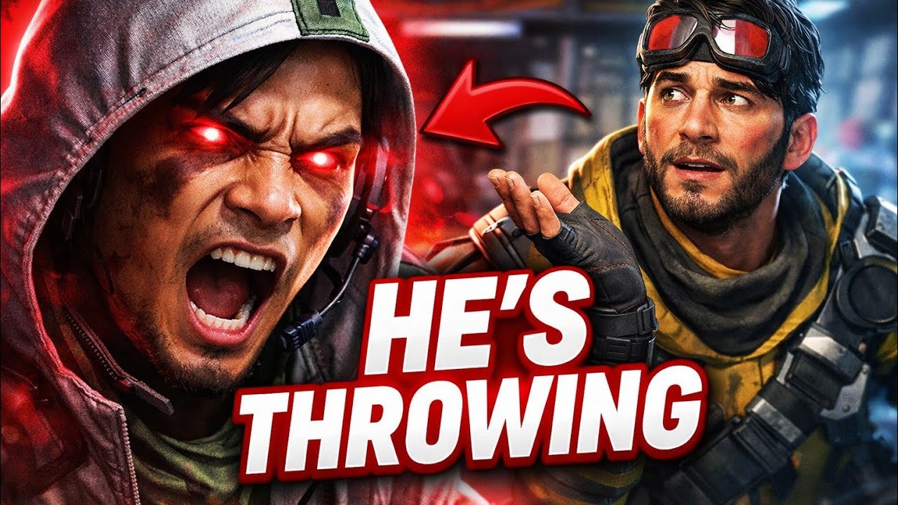 My CRYPTO Teammate  LOST IT at MIRAGE (Apex Ranked)