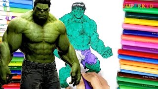 Avengers Hulk coloring pages - Learning colors for Kids and Preschoolers screenshot 5