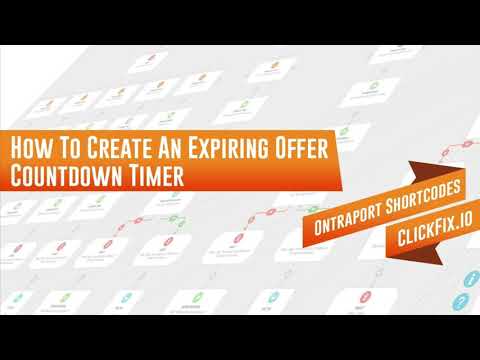 Ontraport - How To Create An Expiring Offer Countdown Timer
