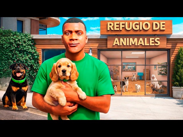 CONVERTÍ en un REFUGIO de ANIMALES la CASA de FRANKLIN en GTA 5