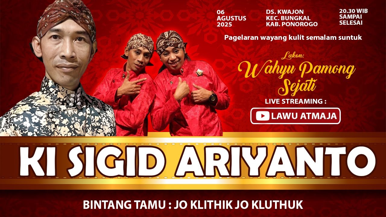 LIVE WAYANG KULIT KI SIGID ARIYANTO 