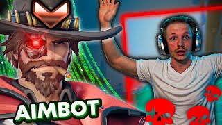 I go against a BRONZE with AIMBOT?! (Overwatch)
