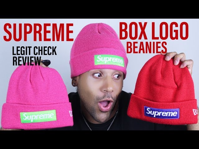 Supreme x New Era Box Logo Beanie: Original Vs Fake