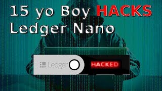 LEDGER NANO S HACKED by 15 YEAR OLD BOY! (Important update)