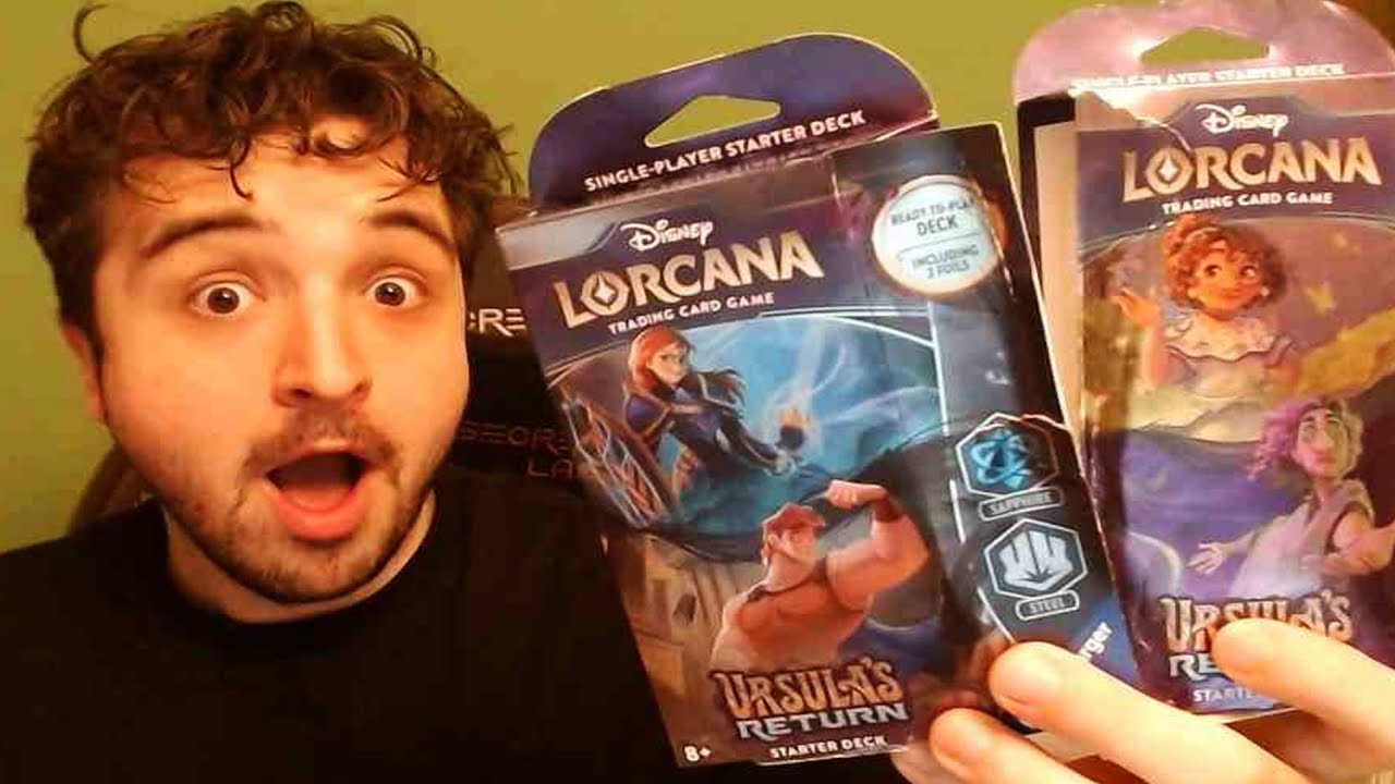 lorcana set 4 starter decks Disney Deck - Ursula's Return ideal for those who want to start with a strategic and balanced game Lorcana [Set 4] Ursula´s Return