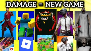 Minecraft But If I Take Damage I Switch Games..! 