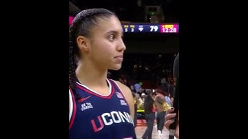 Azzi Fudd postgame sideline interview