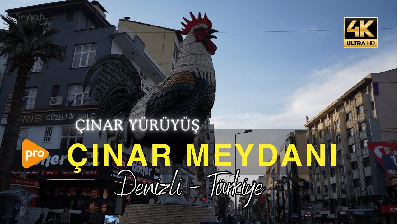 Denizli Şehir Turu | Delikliçınar'dan Bayramyeri'ne Doğru Kesintisiz Görüntü