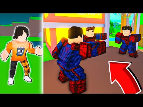 3 ადამინი ობობა Actors Tycoon roblox ubralod noobi