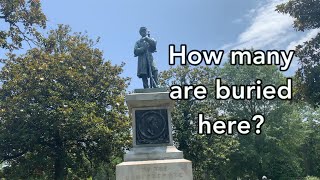 Confederate Mound at Oakdale Cemetery in Wilmington, North Carolina