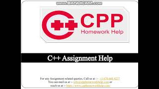 C++ Homework Help