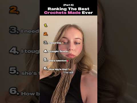 Ranking The Best Crochets Made Ever (Part 6) #crochet #diy #shorts #women