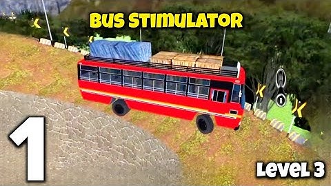 Indian Bus Driving Gameplay Level 3 Complete | Bus Simulator Games🎮💯✅😎