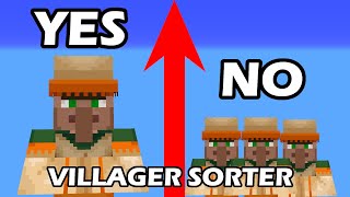 Reliable Baby Villager Sorter for Minecraft 1.18