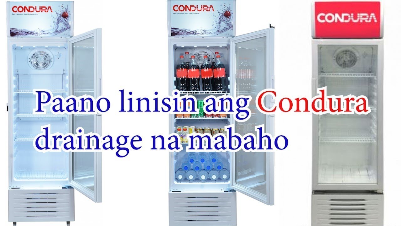 Paano linisin ang drainage ng Condura Beverage Chiller / Condura