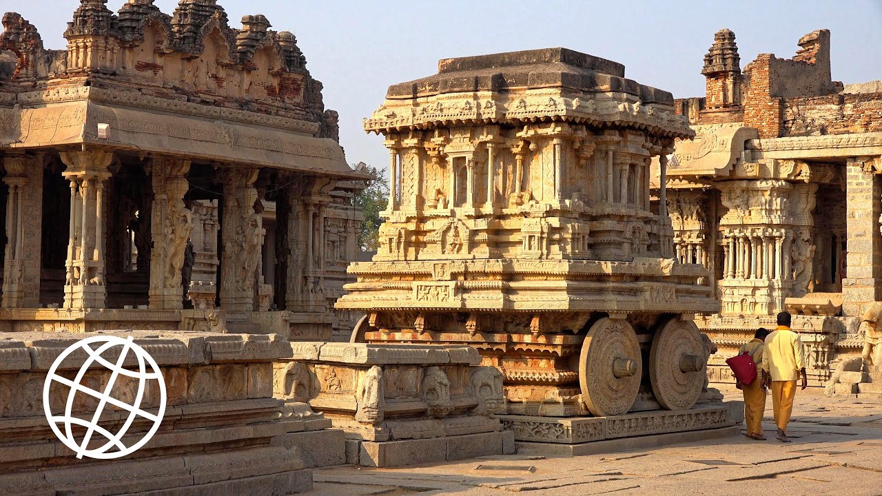 The Ruins of Hampi Karnataka India  Amazing Places 4K