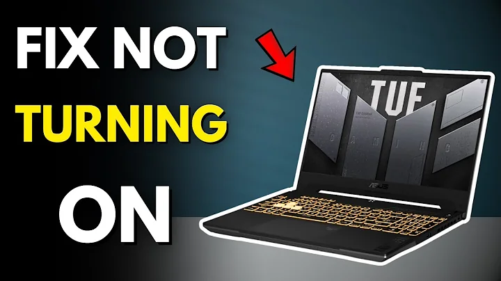 How To Fix Asus TUF Gaming F15 Not Turning On