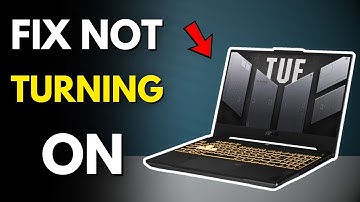 How To Fix Asus TUF Gaming F15 Not Turning On