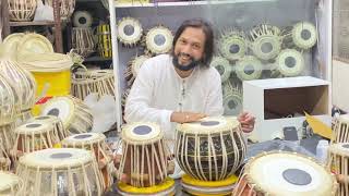 Best Tabla Pair With Heavy Handicrafts Brass Bayan Launch By Qasim Khan Niyazi Sons Delhi