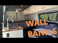 Lightweight & Removable WALL PANELS In The Van