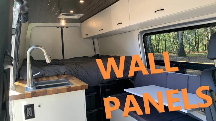 Lightweight & Removable WALL PANELS In The Van